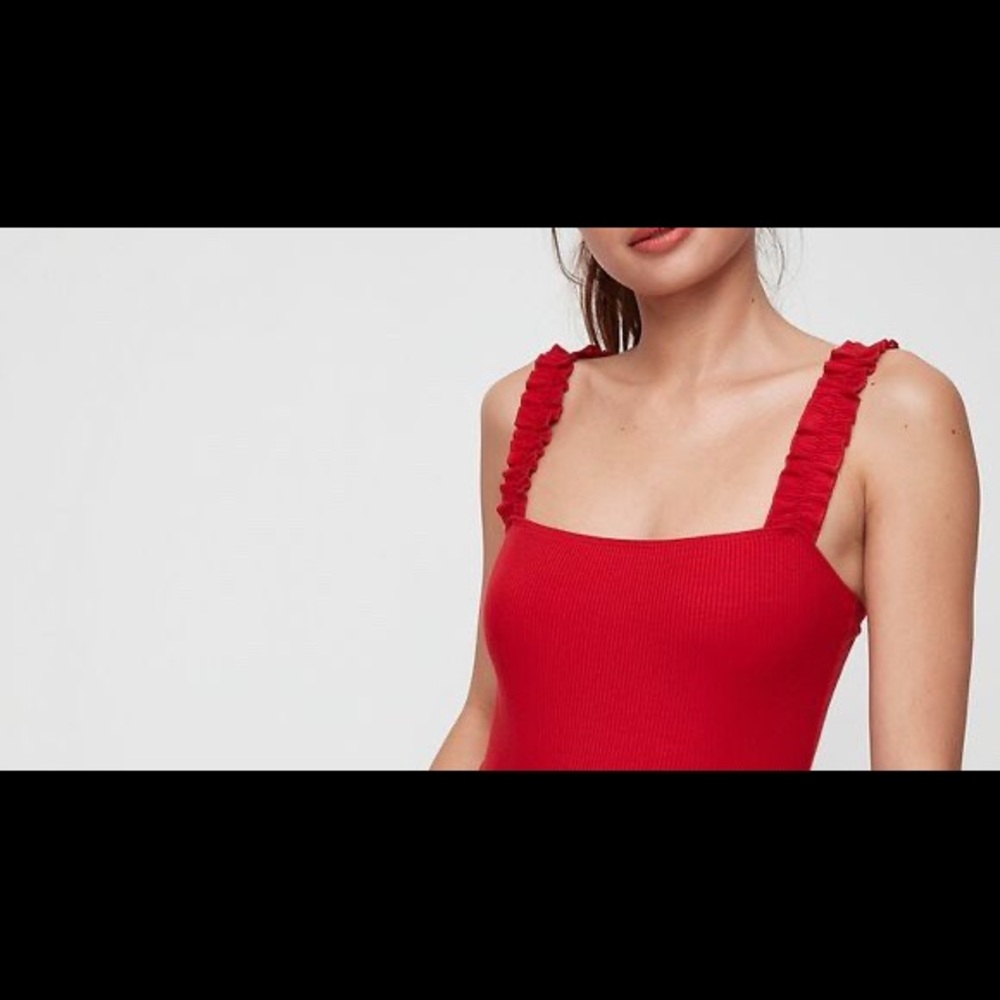 Aritzia Sunday Best Firecracker Crop Top